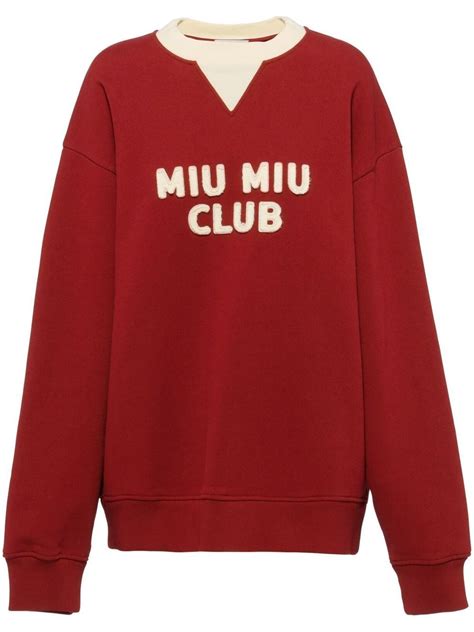 miu miu club sweatshirt|miu moi summer club.